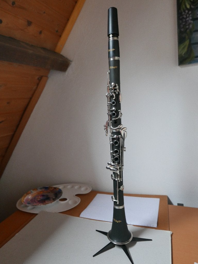 Bb Klarinet, Musique & Instruments, Instruments à vent | Clarinettes, Comme neuf, Clarinette en si bémol, Synthétique, Enlèvement ou Envoi