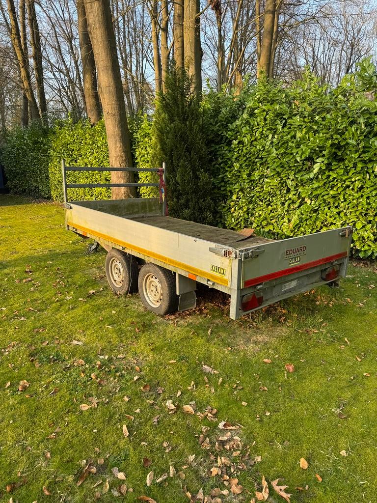 Eduard Plateauaanhanger 2000kg, Ophalen, Gebruikt
