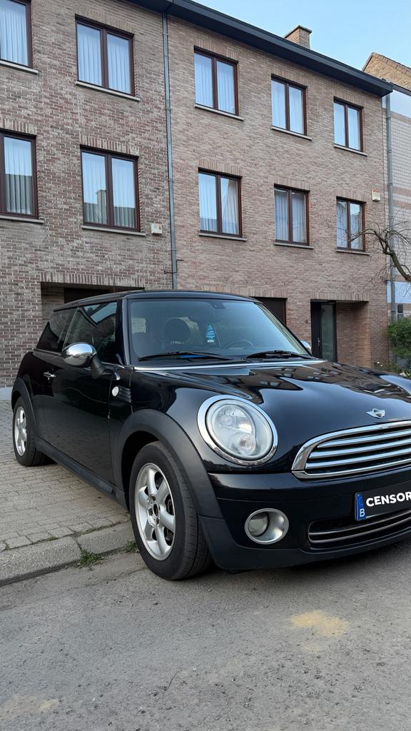 Mini Cooper 2009, 1,4L essence, Auto's, Zwart, Zwart, Particulier, Cooper