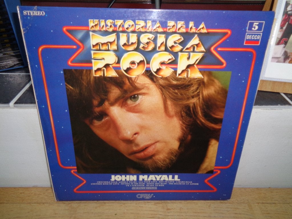 John Mayall LP "Historia de la Musica Rock" [Spanje-1981], CD & DVD, Vinyles | Jazz & Blues, Blues rock, Envoi, LP, 12 pouces