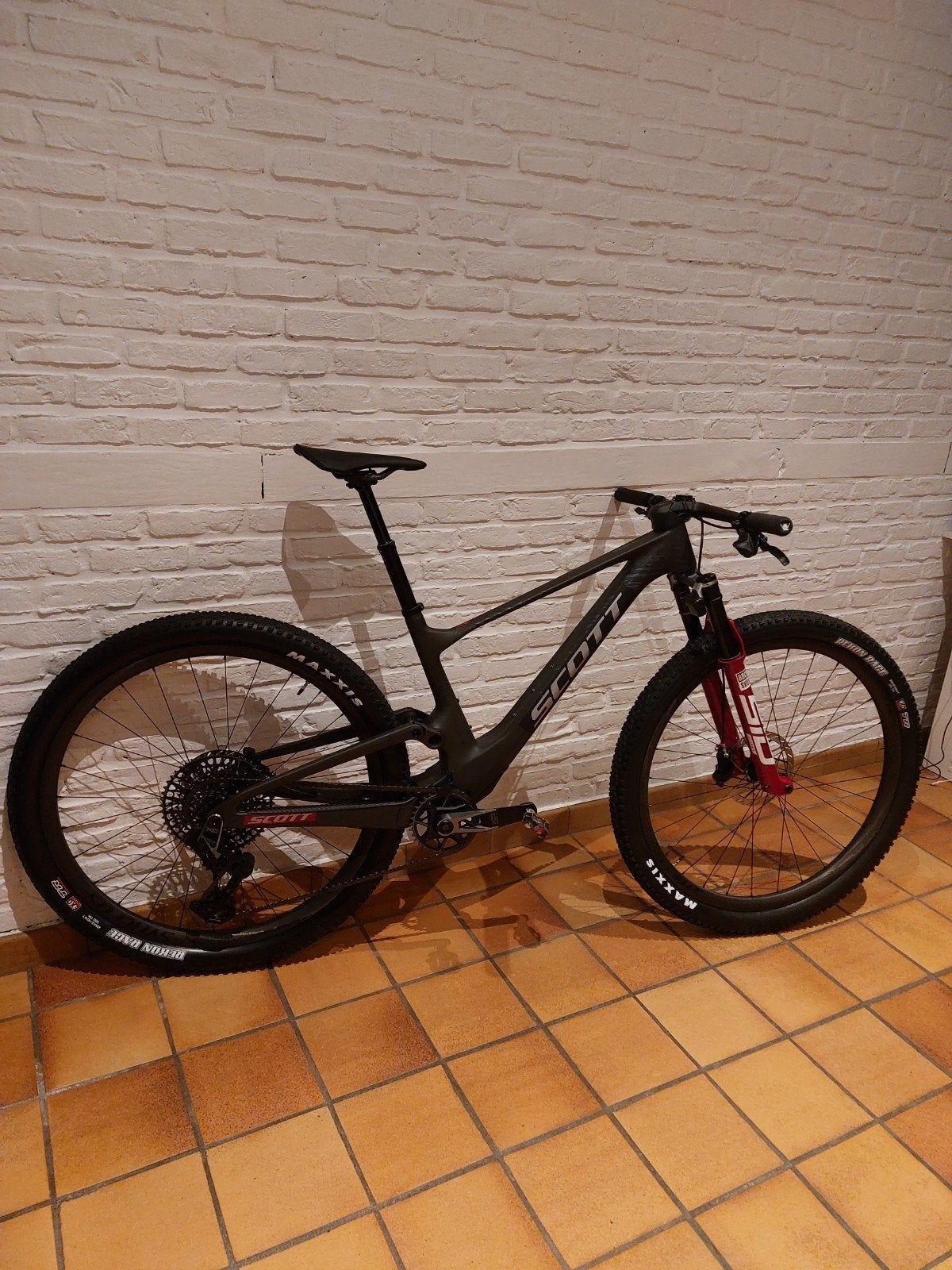 scott spark world cup 2026, Fully, Zo goed als nieuw, Schijfrem, 53 tot 57 cm