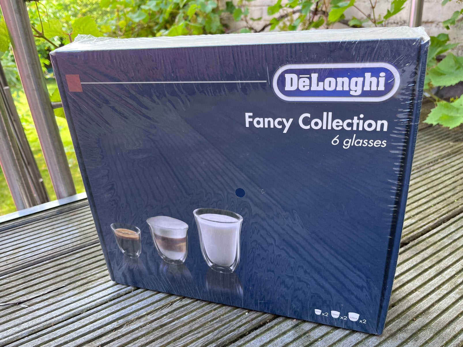 Dubbelwandige glazen (Delonghi), Huis en Inrichting, Ophalen, Nieuw
