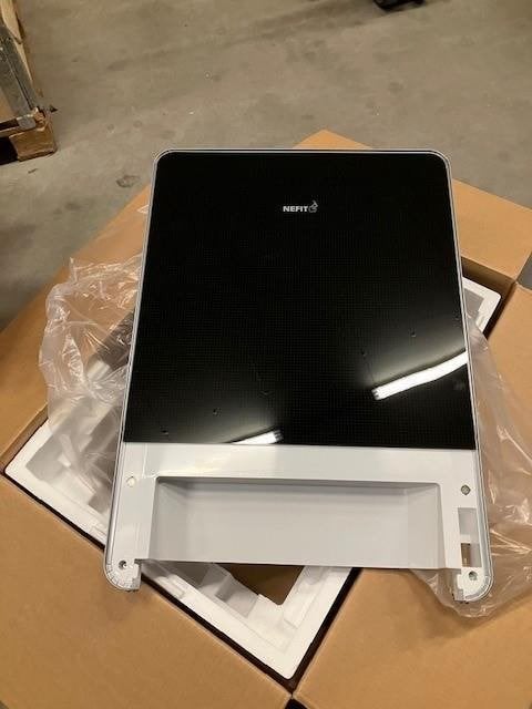 321. Bosch Nefit ketelmantel zwart afgerond 8738900965, Enlèvement, Neuf