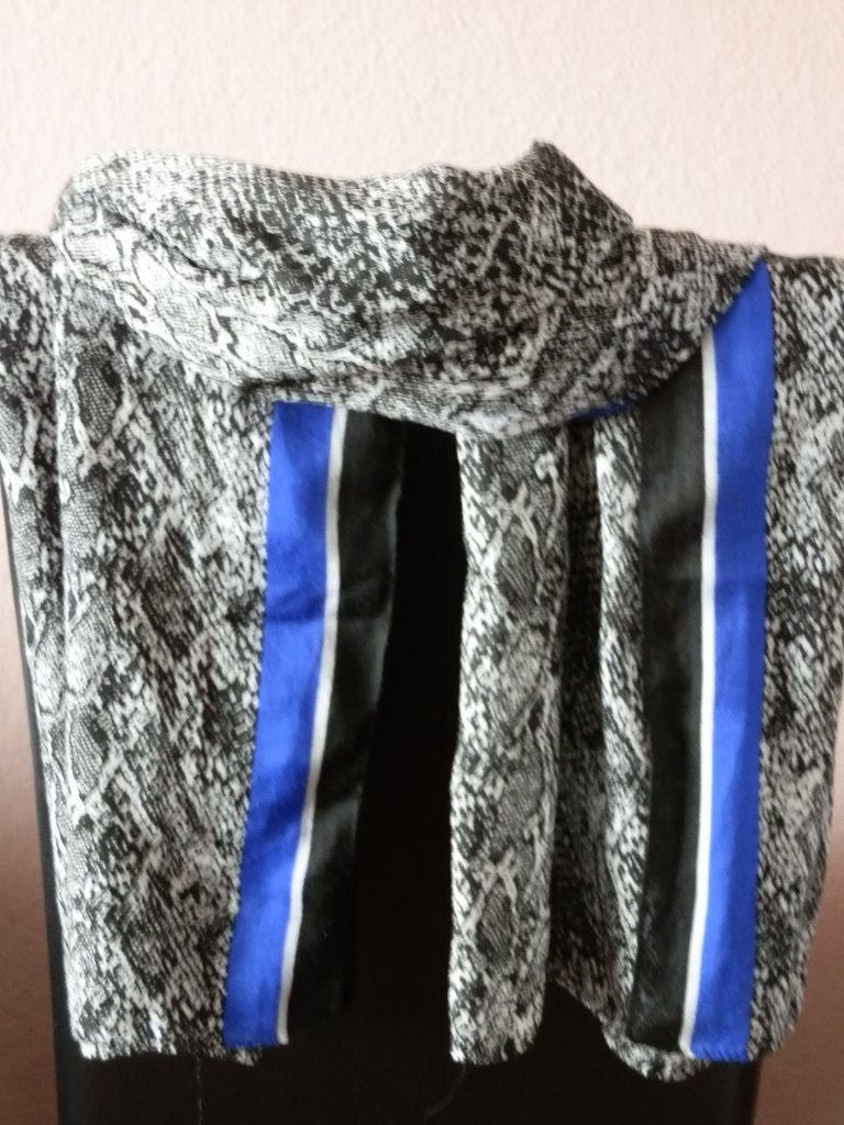 Gucci look sjaal., Ophalen of Verzenden, Zo goed als nieuw, Sjaal