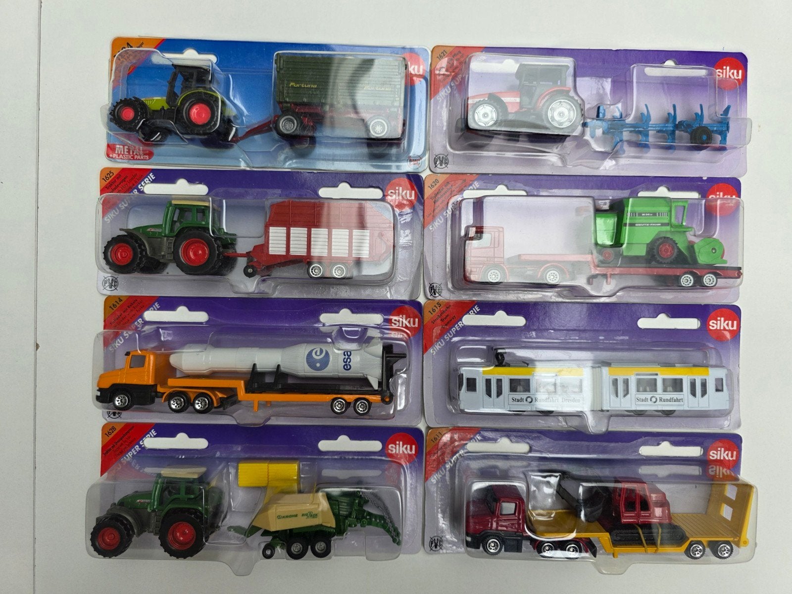Siku Tractoren en Vrachtwagens: lot van 8, Ophalen of Verzenden, Nieuw