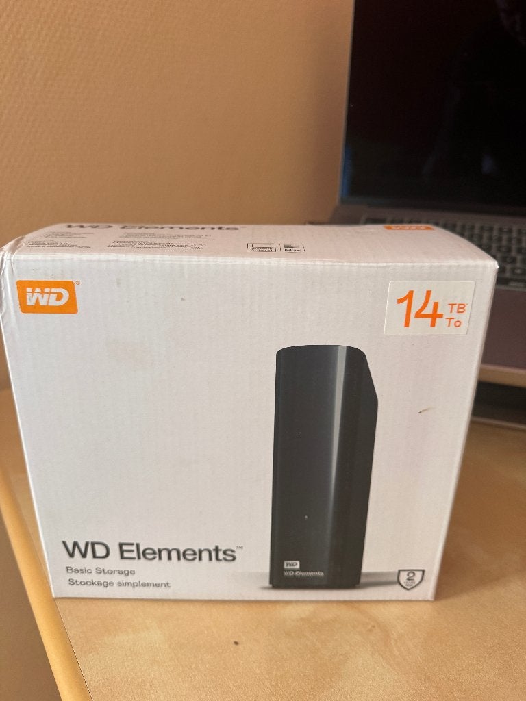 Western Digital WD Elements 14 TB USB 3.0 externe harde sch, Computers en Software, HDD, Ophalen of Verzenden, 14To, Desktop