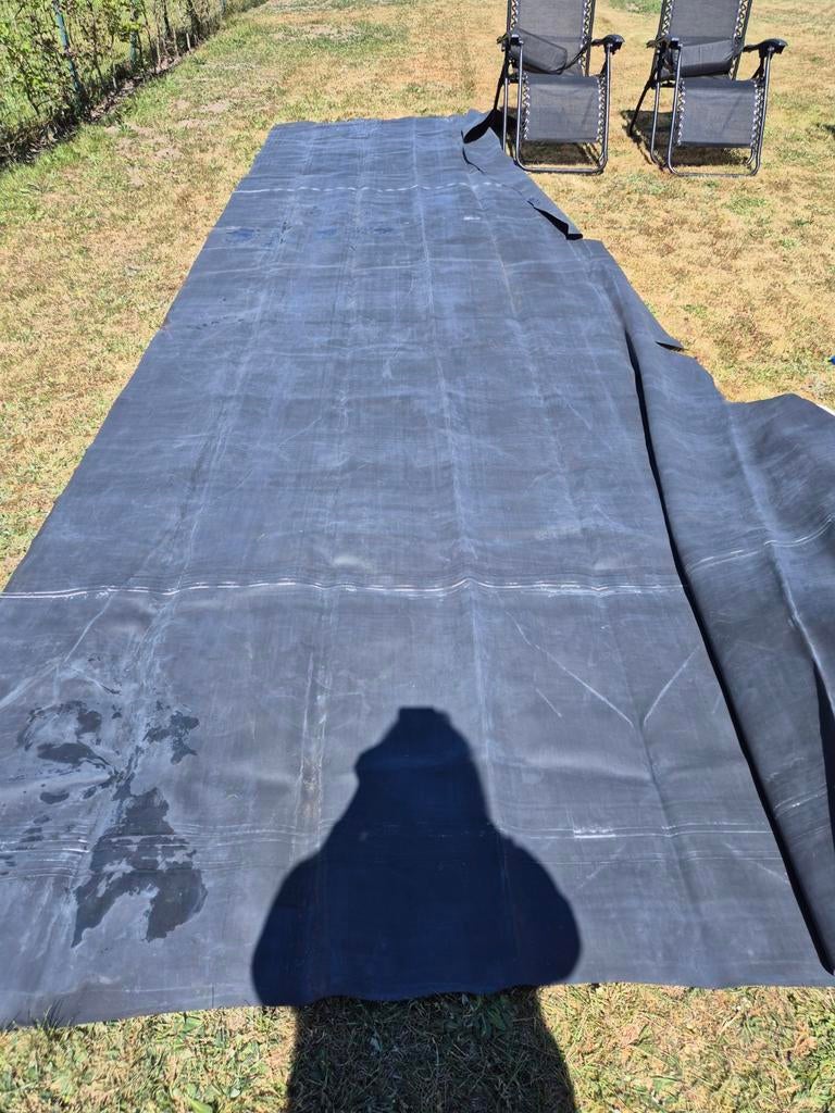 Vijverfolie EPDM, Ophalen