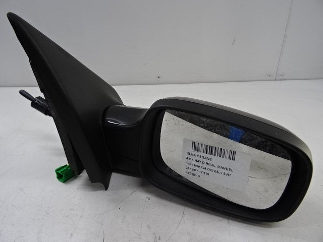SPIEGEL RECHTS Renault Megane II (BM / CM) (01-2002/12-2009), Gebruikt, Renault, Mevr. I. Hauben, Rue de l'Espoir 34 34
4030  GRIVEGNÉE, BE