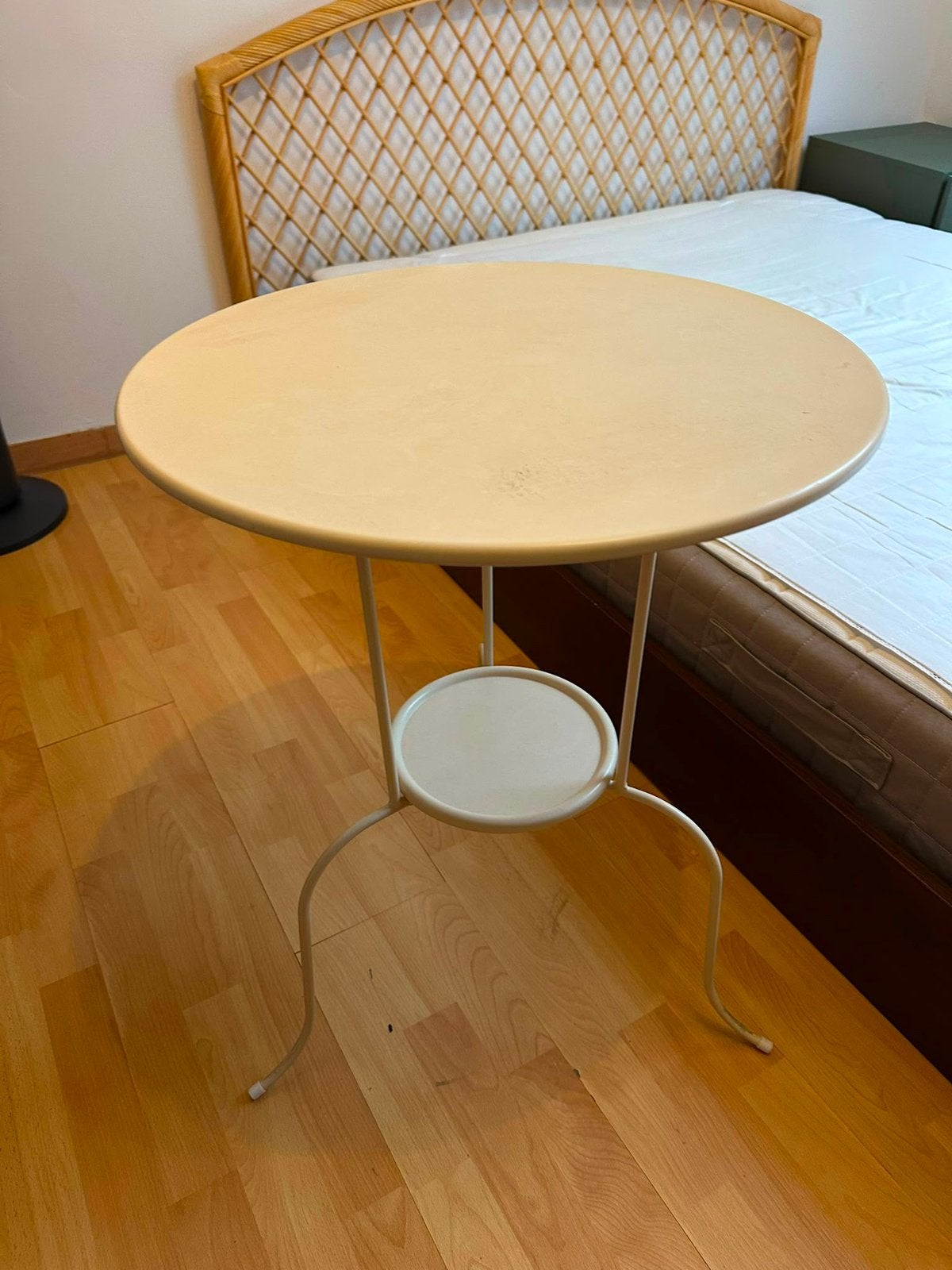 Ronde tafel, Huis en Inrichting, Tafels | Bijzettafels, Ophalen, Gebruikt, Rond