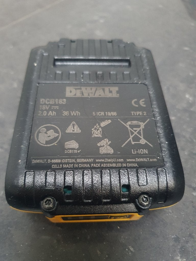 Batterie Dewalt DCB183 18V XR 2.0 AH, Enlèvement, Comme neuf, Autres types