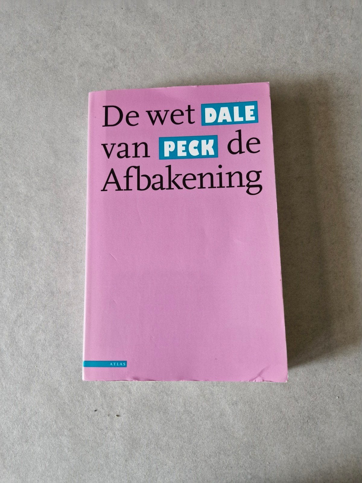 De wet van de afbakening - Dale Peck, Livres, Romans, Utilisé, Amérique, Envoi