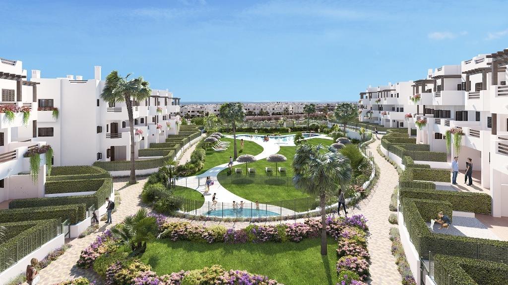 Dakappartement met dakterras, Dorp, Spanje, San Juan de los Terreros, 2 kamers