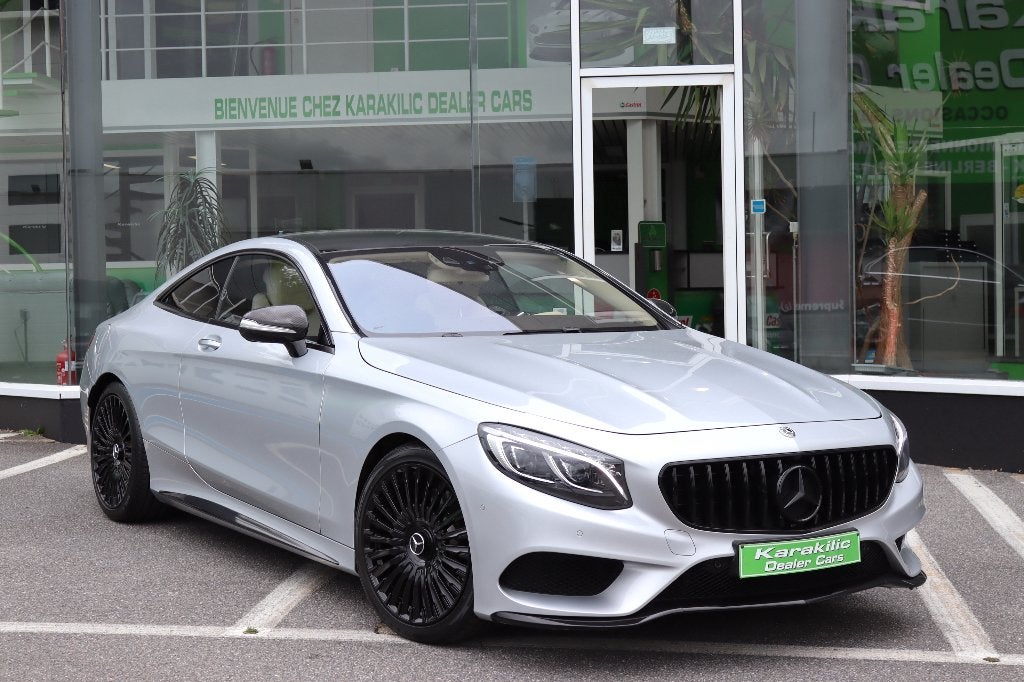 MERCEDES S400 COUPE PACK AMG NIGHT 4-MATIC PANO FULL, Autos, Cuir, Argent ou Gris, Achat, Euro 6