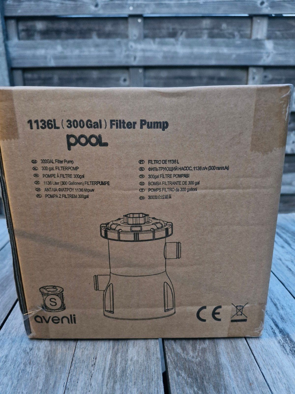 Zwembad Filterpomp 1136L - NIEUW!, Jardin & Terrasse, Accessoires de piscine, Neuf, Pompe, Enlèvement