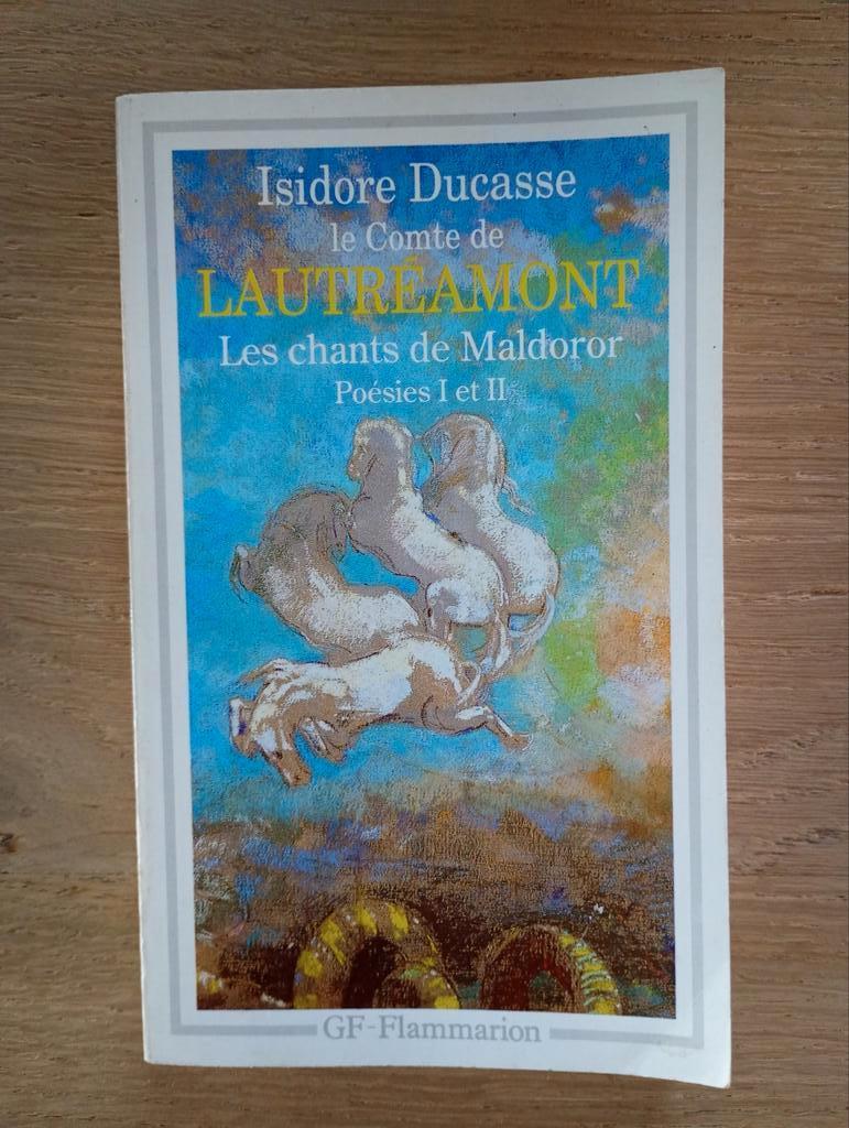 Lautréamont Les chants de Maldoror Poésie I et Il, Lettres, Enlèvement ou Envoi, Utilisé, Un auteur