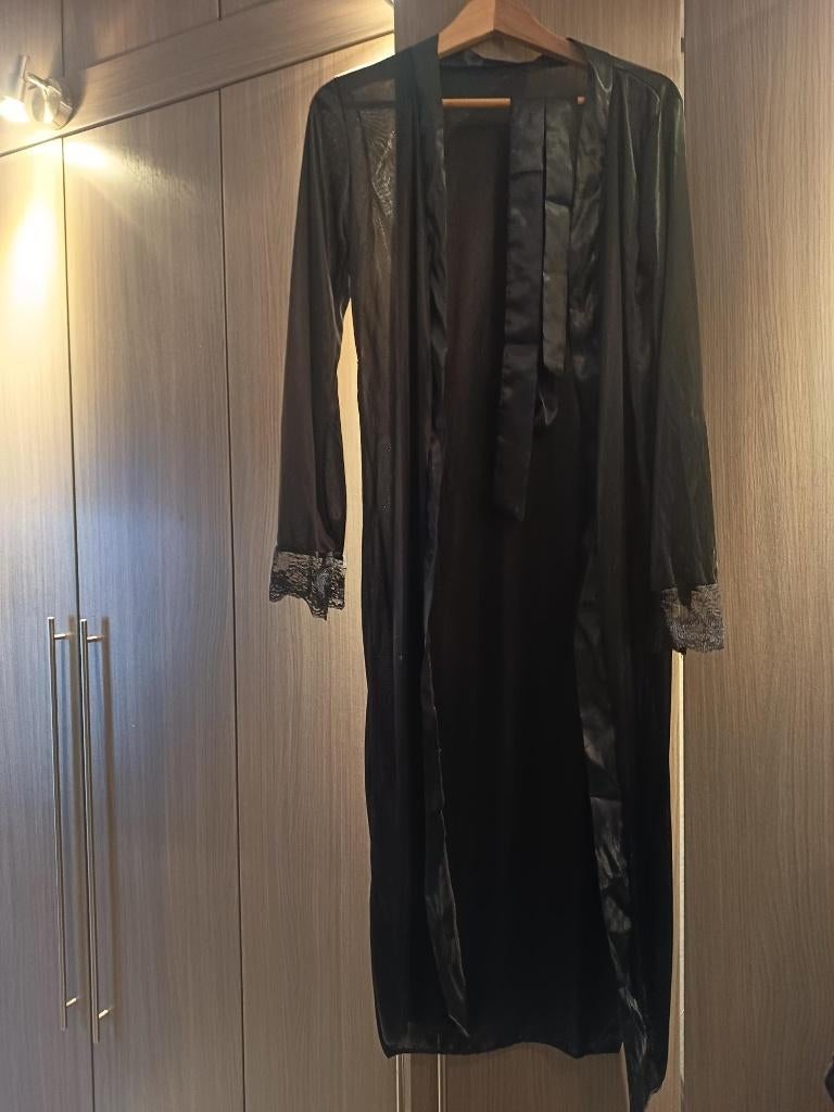 Lange zwarte Kimono, Vêtements | Femmes, Pyjamas, Envoi, Neuf, Taille 38/40 (M)