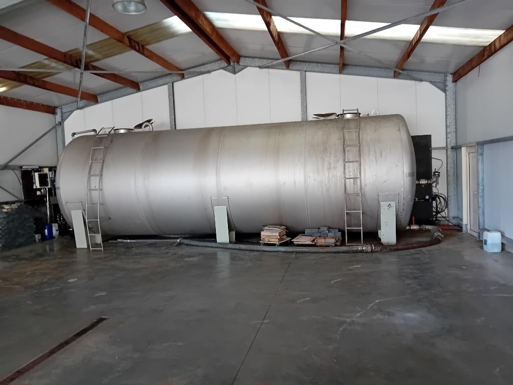 opslagtank 50m3 in roestvrijstaal L316, Ophalen
