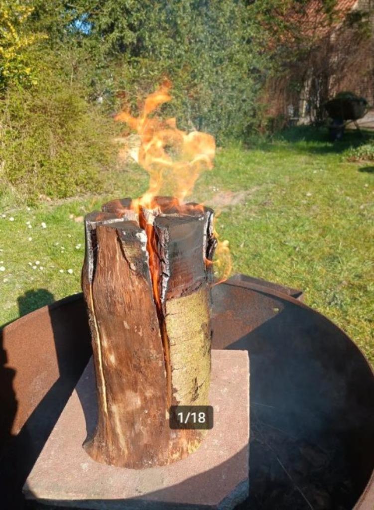 Zweedse fakkel 33cm / tuinfakkel / vuurschaal, Jardin & Terrasse, Torches, Enlèvement, Neuf