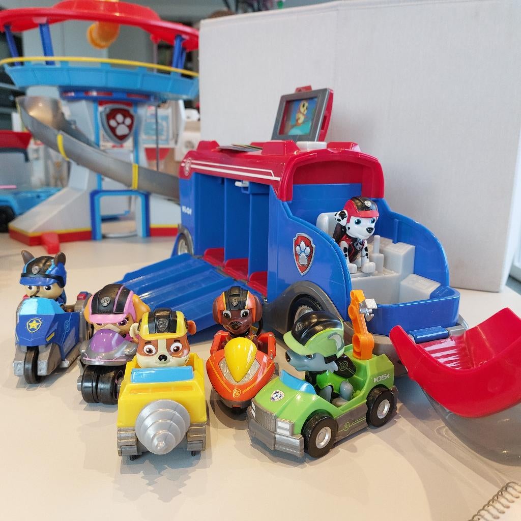 Paw patrol mission cruiser met 6 figuren, Enlèvement, Comme neuf