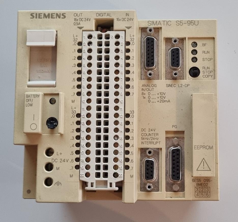 Siemens S5 PLC's + Lauer panel PCS 090, Hobby en Vrije tijd, Elektronica-componenten, Ophalen, Gebruikt