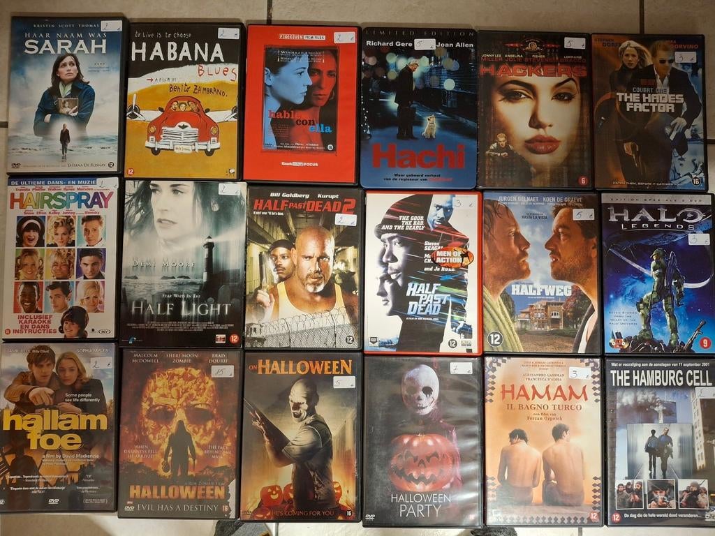 H : meer dan 400 dvd's aan verschillende prijzen., Cd's en Dvd's, Ophalen of Verzenden
