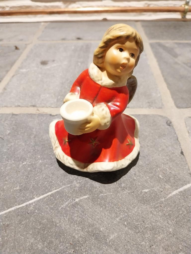Goebel porseleinen beeldje engeltje met vleugels, Enlèvement ou Envoi, Hummel