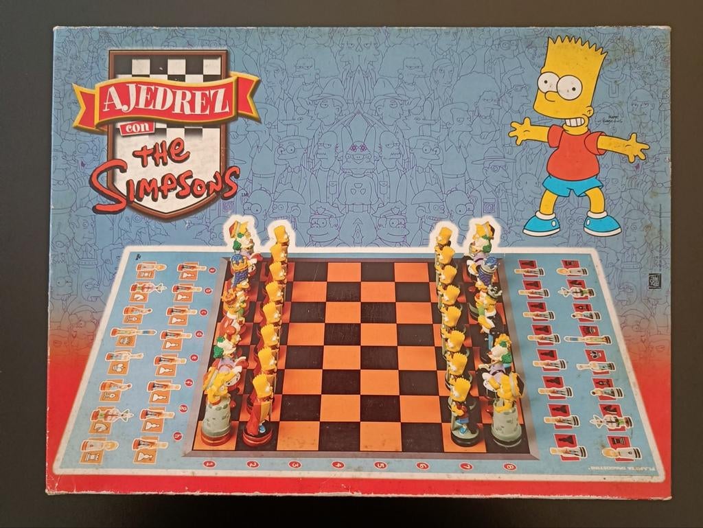 Le jeu d'échecs des Simpsons., Collections, Enlèvement ou Envoi, Utilisé, Autres types