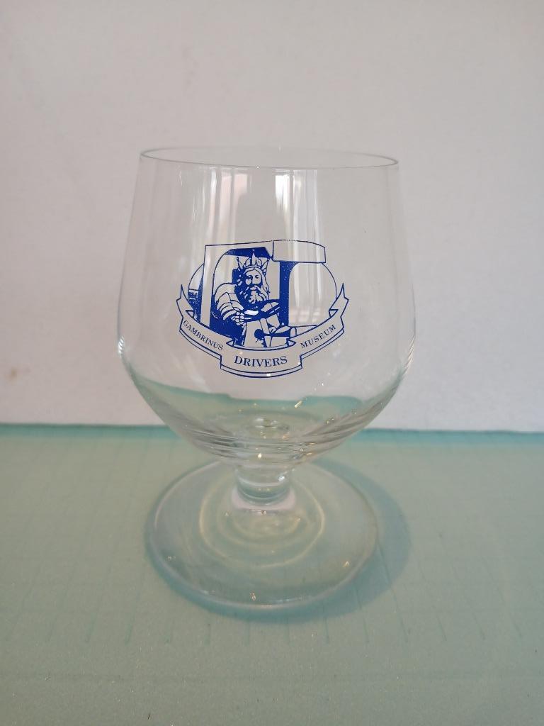 Verre de dégustation 17cl GAMBRINUS DRIVERS MUSEUM, Enlèvement ou Envoi, Comme neuf, Verre ou Verres