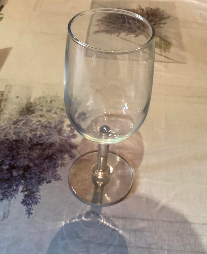 5 verres à vin (Durobor Elite), Collections, Verres & Petits Verres, Enlèvement, Comme neuf