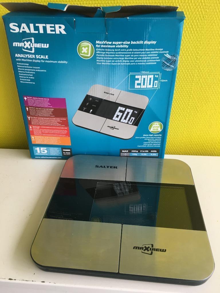 pèse-personne électronique SALTER, Electroménager, 100 kg ou plus, Enlèvement ou Envoi, 1 à 500 grammes, Pèse-personne