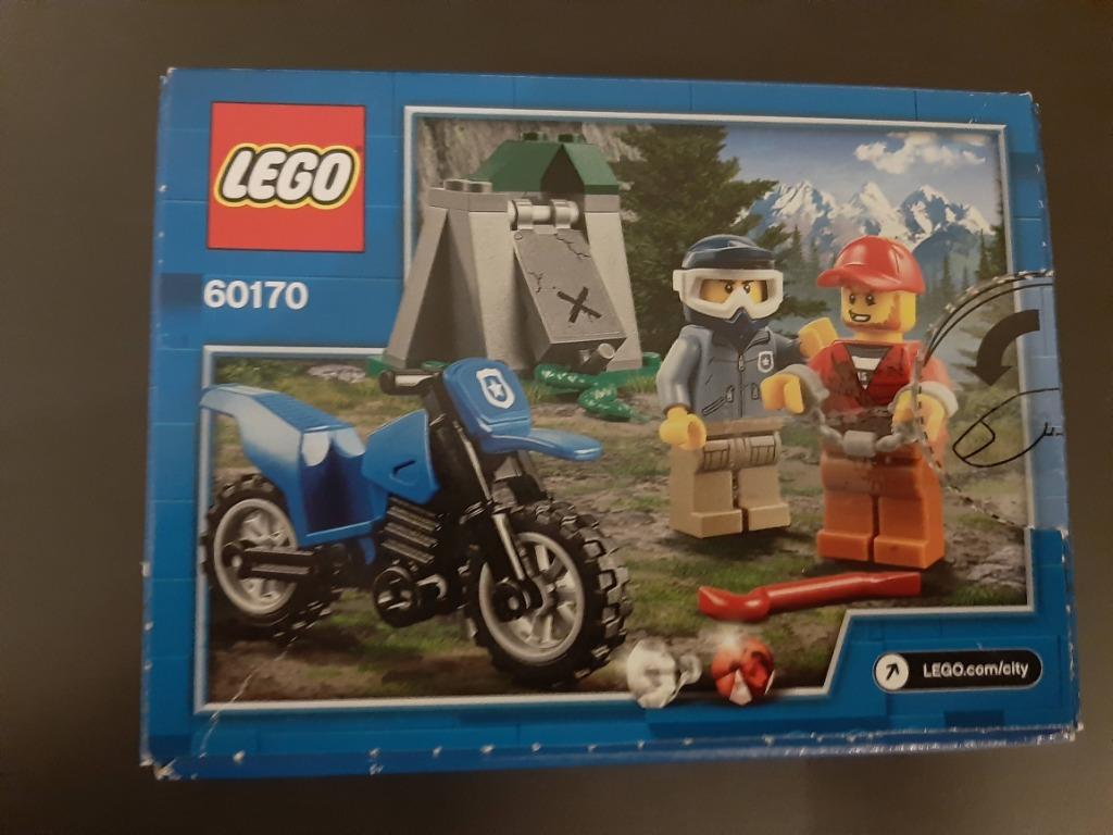 Lego 60170 City Bergpolitie Off-road Achtervolging, Ophalen of Verzenden, Zo goed als nieuw, Complete set, Lego