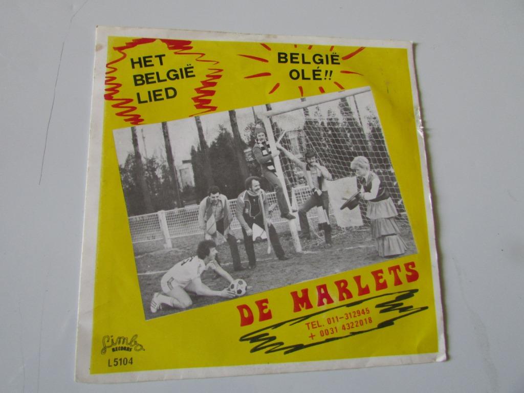 DE MARLETS, HET BELGIË LIED, SINGLE, Cd's en Dvd's, Vinyl | Nederlandstalig, Ophalen of Verzenden, Gebruikt, Overige formaten