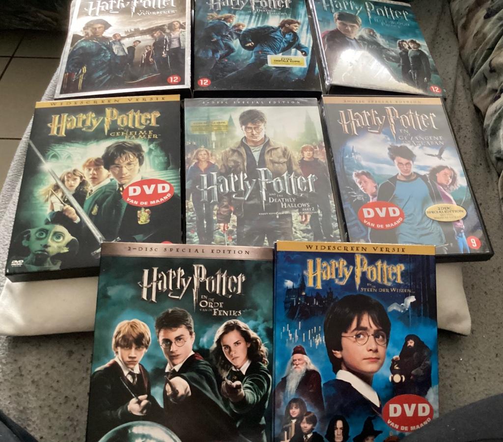 8 Harry Potter films op dvd, Cd's en Dvd's, Dvd's | Avontuur, Zo goed als nieuw, Ophalen of Verzenden