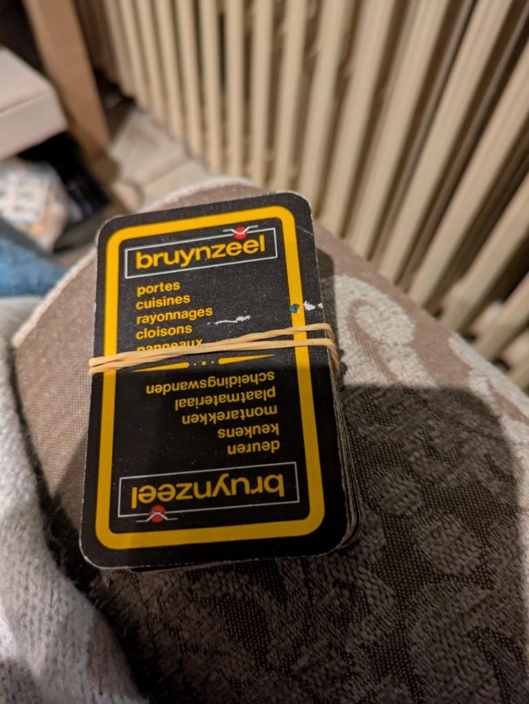 Bruynzeel, Enlèvement ou Envoi, Utilisé, Carte(s) à jouer