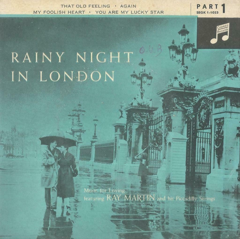 Ray Martin – Rainy night in London Part 1 – Single - EP, Ophalen of Verzenden, Gebruikt, Jazz en Blues
