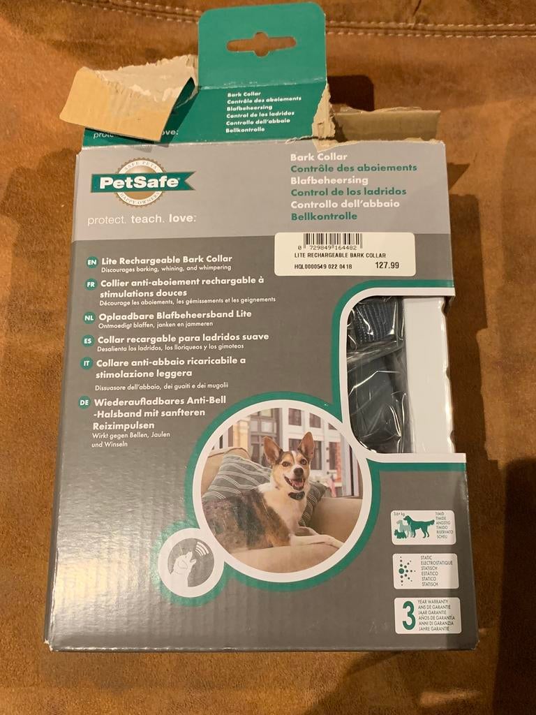 Colier anti-aboiements rechargeable neuf, Enlèvement ou Envoi, Neuf