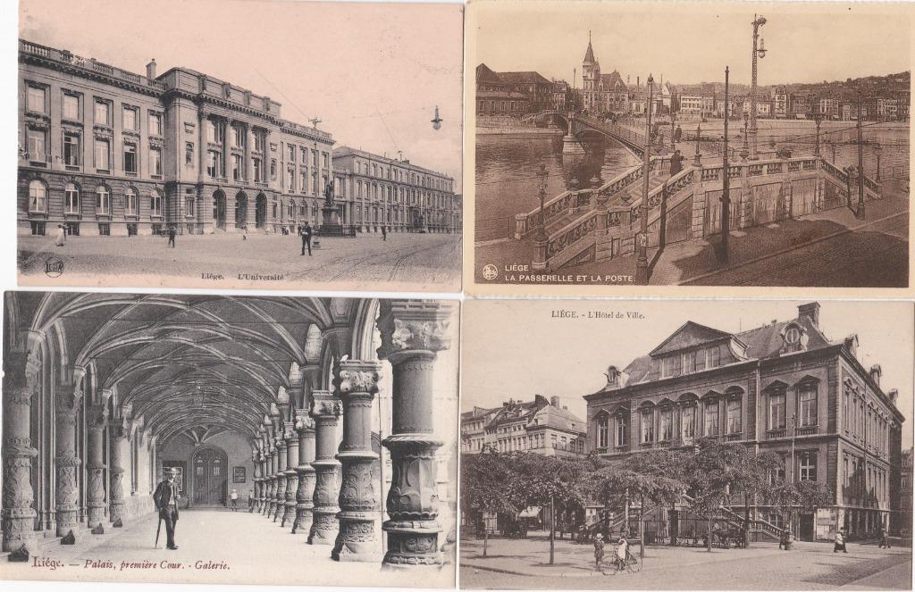 10 oude postkaarten van Luik - lot 13, Verzamelen, Ophalen of Verzenden, Luik