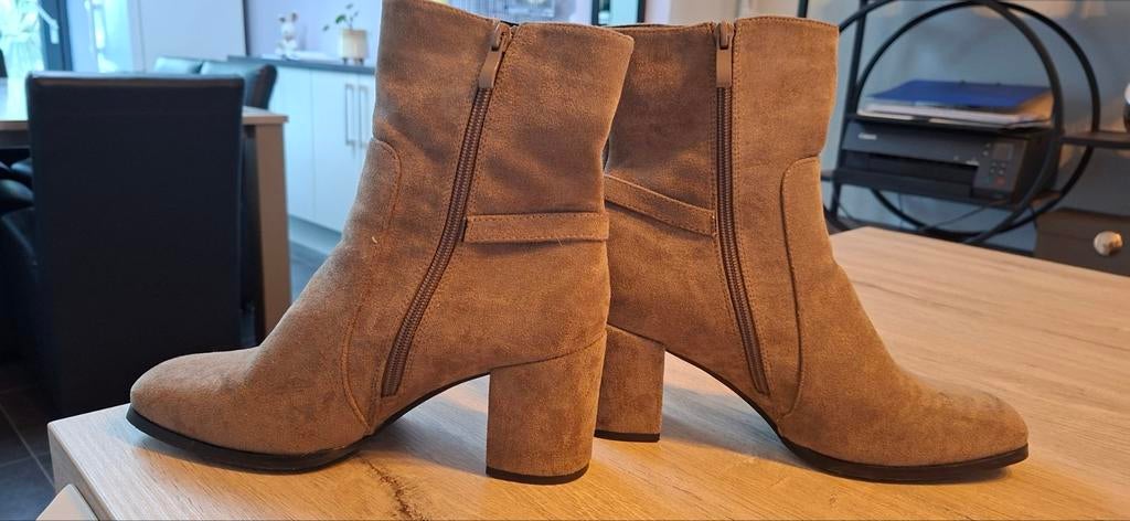 Bruine daim laarsjes, Kleding | Dames, Ophalen