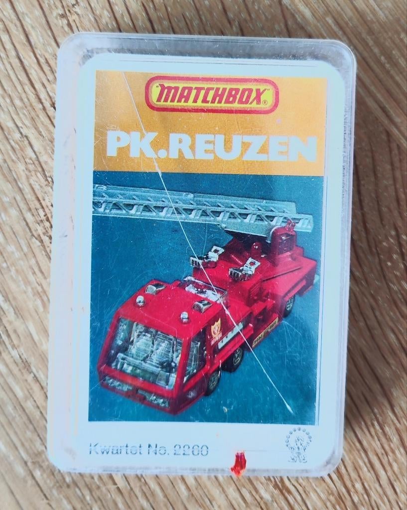 2 Vintage collection kwartet spelkaarten (atout en Matchbox), Verzamelen, Speelkaarten, Jokers en Kwartetten, Ophalen of Verzenden