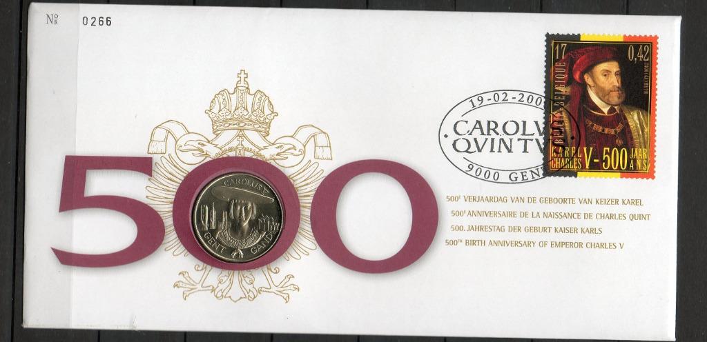 Année 2000 : 2887 - Numisletter : 500 ans naissance Charles, Enlèvement ou Envoi