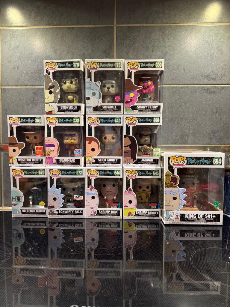 Funko Pop Divers Rick en Morty, Verzamelen, Ophalen of Verzenden, Zo goed als nieuw