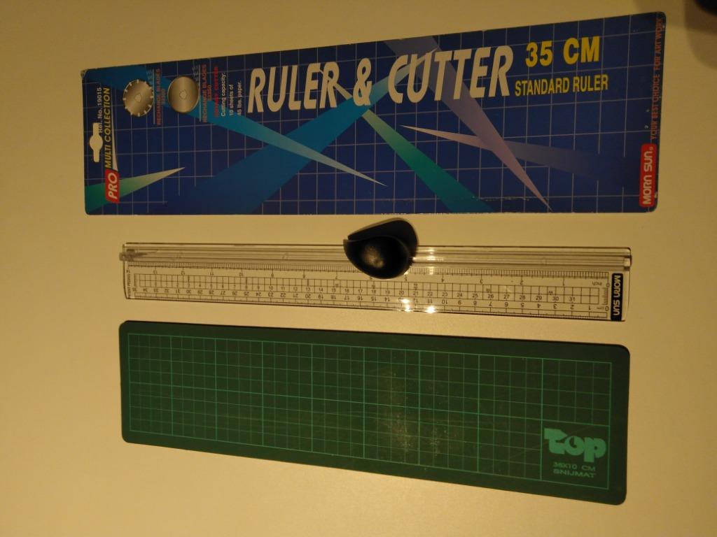 Snijmachine voor papier, Ophalen, Gebruikt