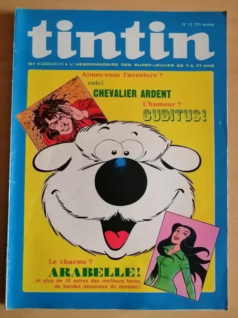 Le journal de Tintin numéro 12 - 1972, Enlèvement ou Envoi, Journal