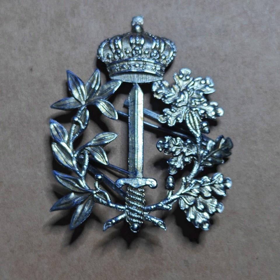 Belgische politiepet badge, Verzamelen, Ophalen of Verzenden, Embleem of Badge