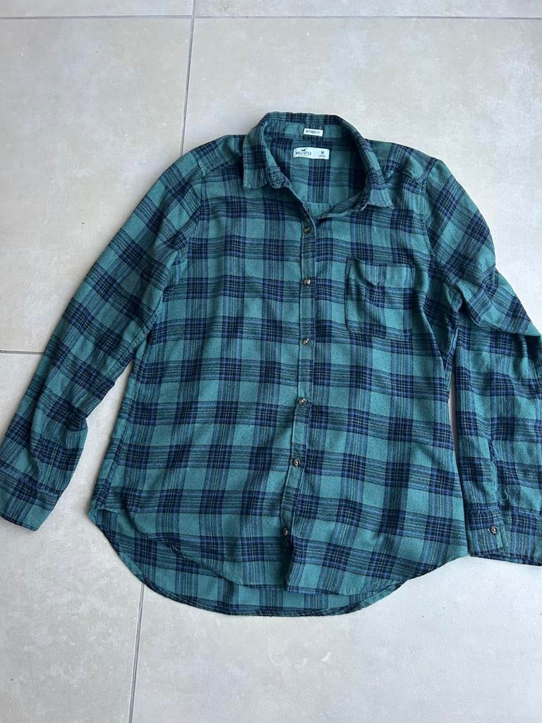 Hemd Hollister maat M, Maat 38/40 (M), Ophalen of Verzenden, Gedragen, Groen
