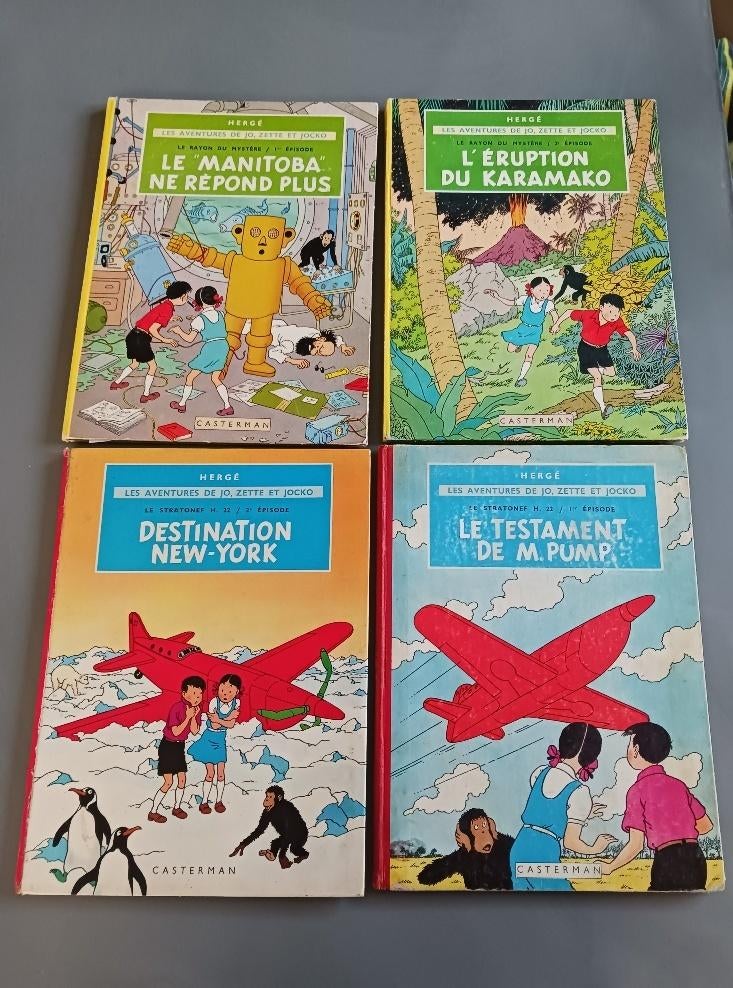Jo, Zette & Jocko, 4x, bon état, Boeken, Meerdere stripboeken, Ophalen of Verzenden, Gelezen
