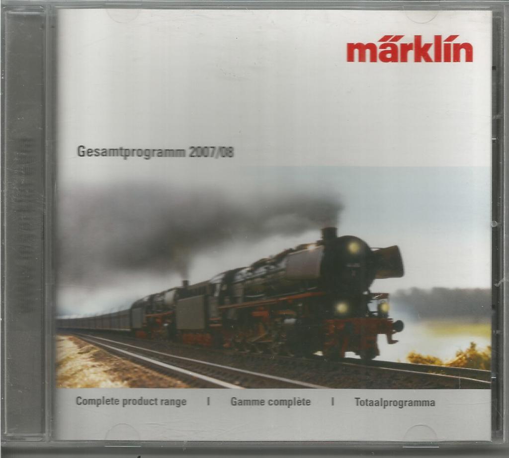 Märlklin cd-rom catalogus 2007/2008, Ophalen of Verzenden, Zo goed als nieuw, Wisselstroom, Märklin