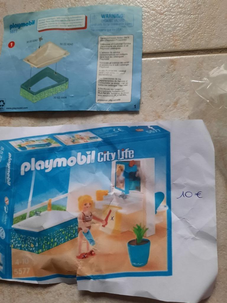 Playmobil City Life 5577 salle de bain, Enlèvement ou Envoi, Utilisé