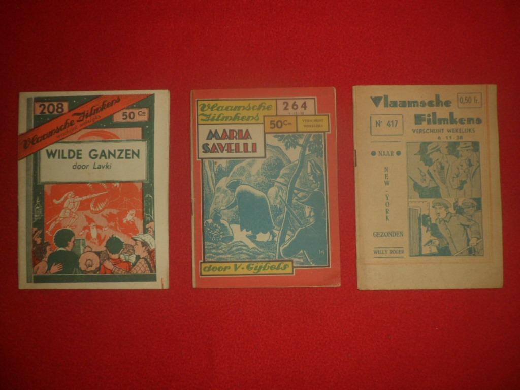 Vlaamsche Filmkens / oude, vooroorlogse nummers, Ophalen of Verzenden, Zo goed als nieuw, Lavki / Gijbels / Roger, Fictie