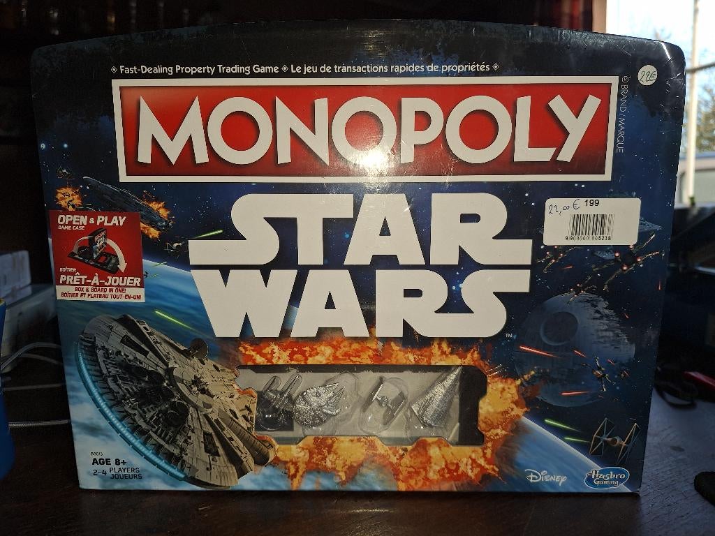 MONOPOLY STAR WARS OPEN & PLAY, Vijf spelers of meer, Ophalen of Verzenden, Gebruikt, Hasbro